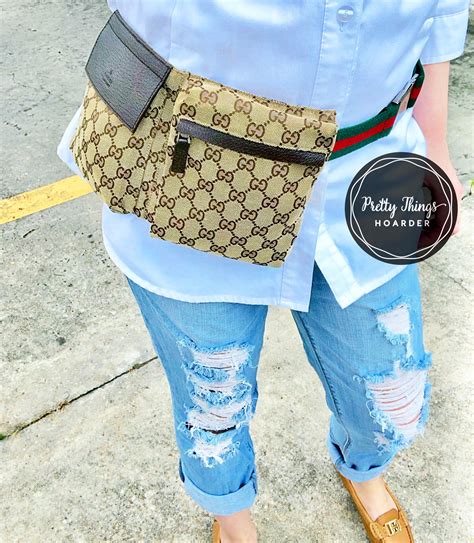 how to wear gucci fanny pack|Gucci fanny pack ioffer.